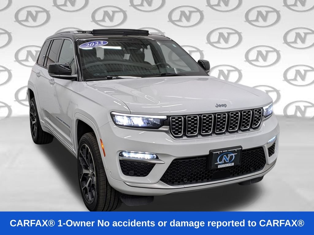 Used 2023 White Jeep Summit Reserve 4xe image 38