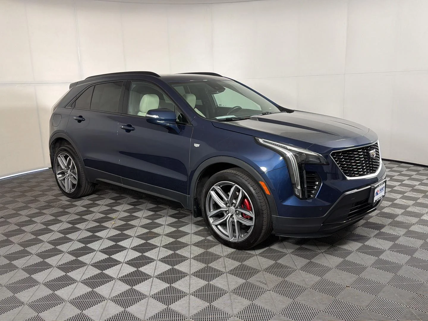 Used 2021 Twilight Blue Metallic Cadillac AWD Sport image 2