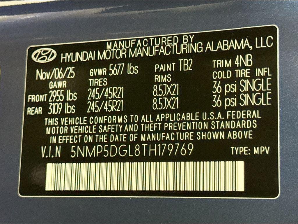 New 2026 Blue Hyundai Calligraphy AWD image 47
