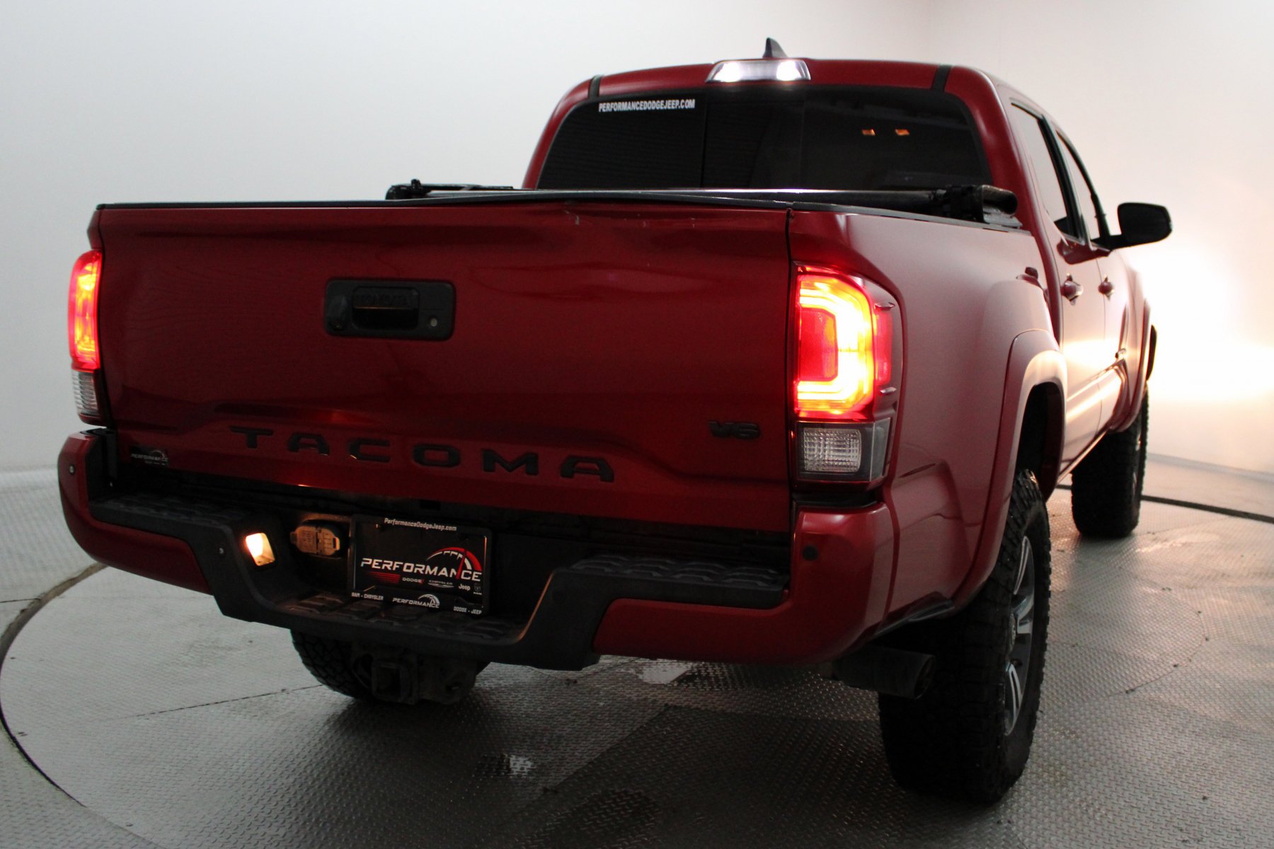 Used 2018 Barcelona Red Metallic Toyota TRD Sport Double Cab 5
