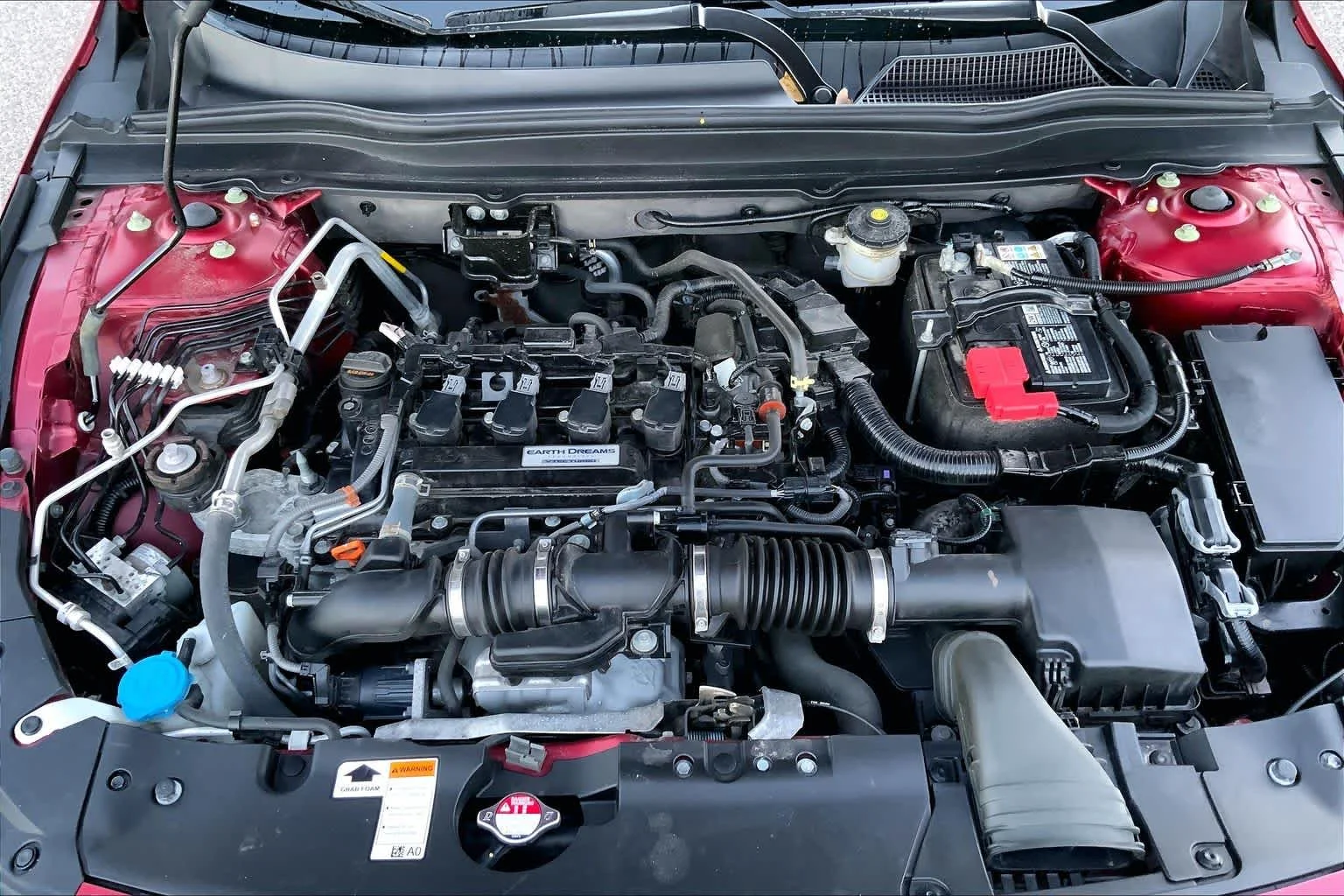 Certified Used 2019 Radiant Red Metallic Honda LX 1.5T image 30