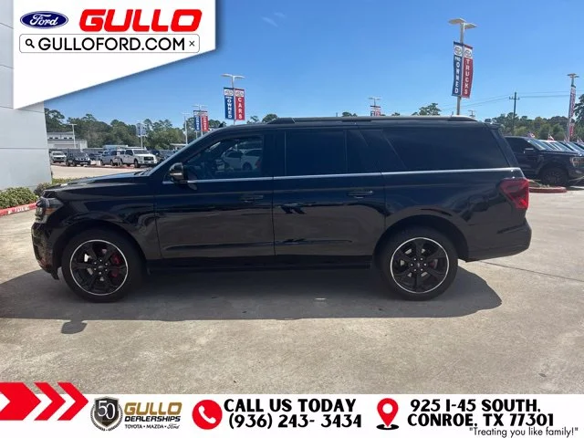 Used 2024 Agate Black Metallic Ford Limited image 2