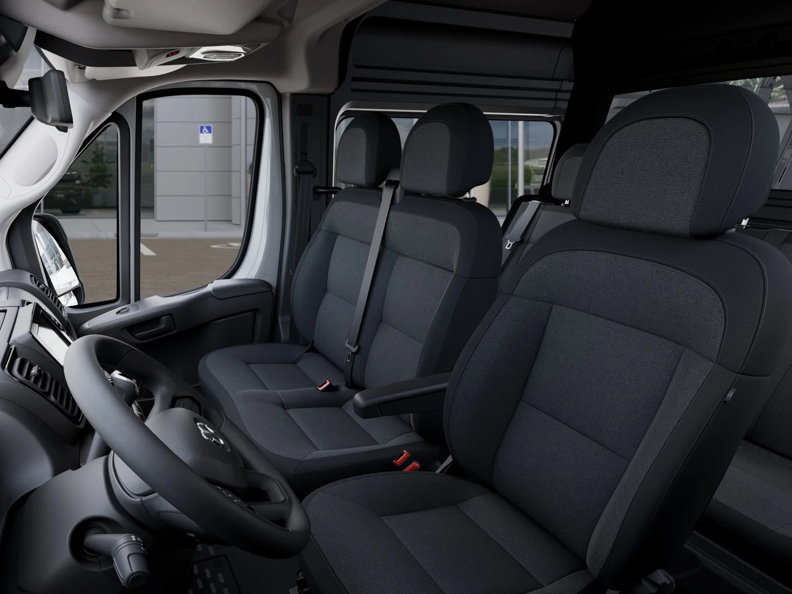 New 2026 Bright White Clearcoat RAM High Roof image 49