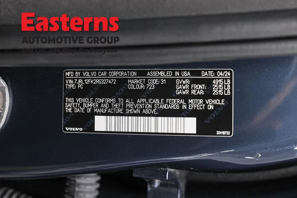 Used 2024 Gray Volvo B5 Core Dark Theme image 34