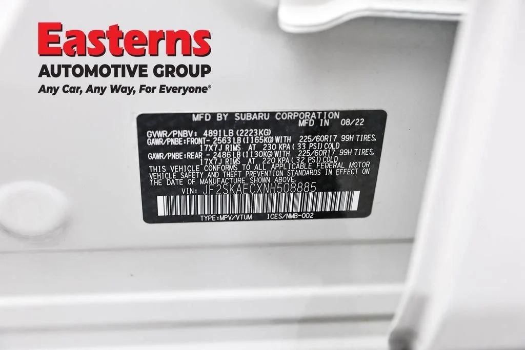 Used 2022 White Subaru Premium image 41