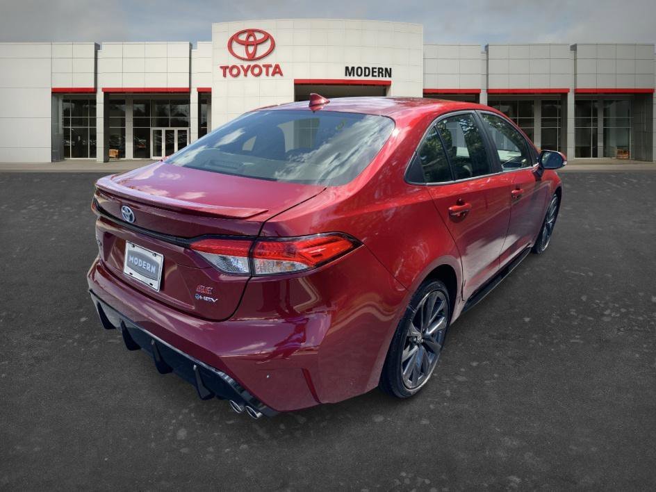 Certified Used 2025 Ruby Flare Pearl Toyota Hybrid SE image 5