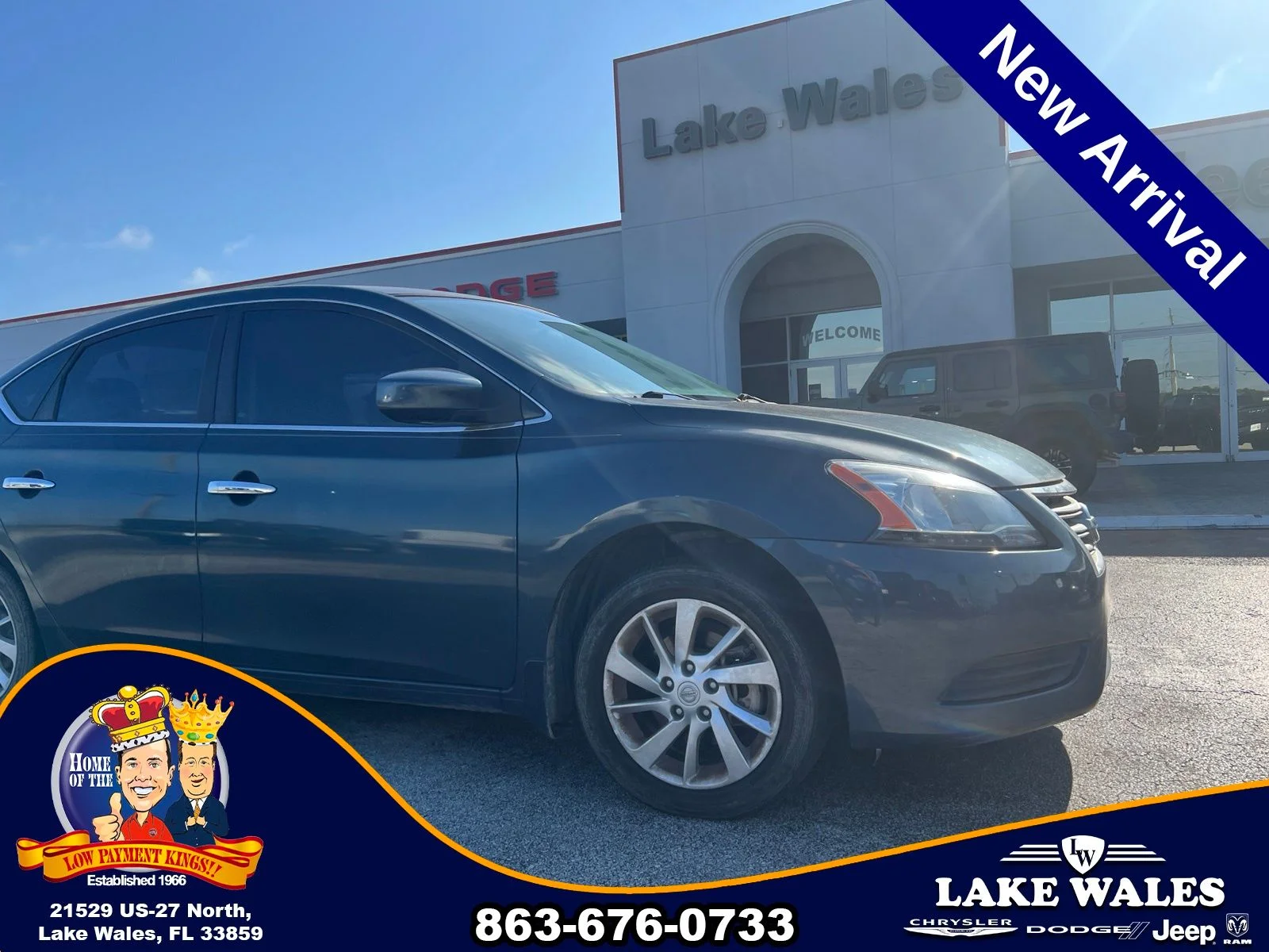 Used 2014 Blue Nissan SV image 1