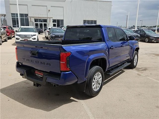 Used 2024 Blue Crush Metallic Toyota SR5 4x4 Double Cab 5 ft. box image 4