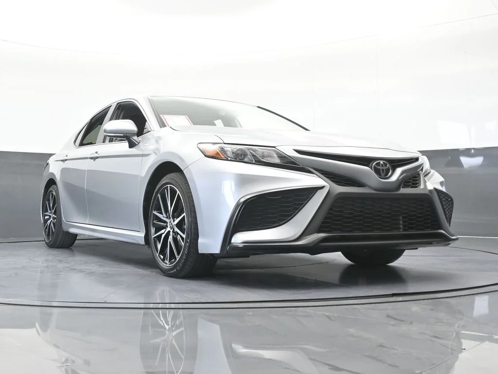 Used 2024 Celestial Silver Metallic Toyota SE image 57