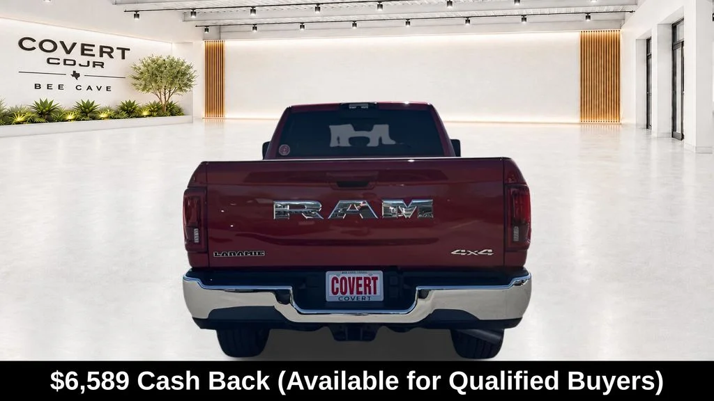 New 2026 Molten Red Pearl-Coat Exterior Paint RAM Laramie image 9