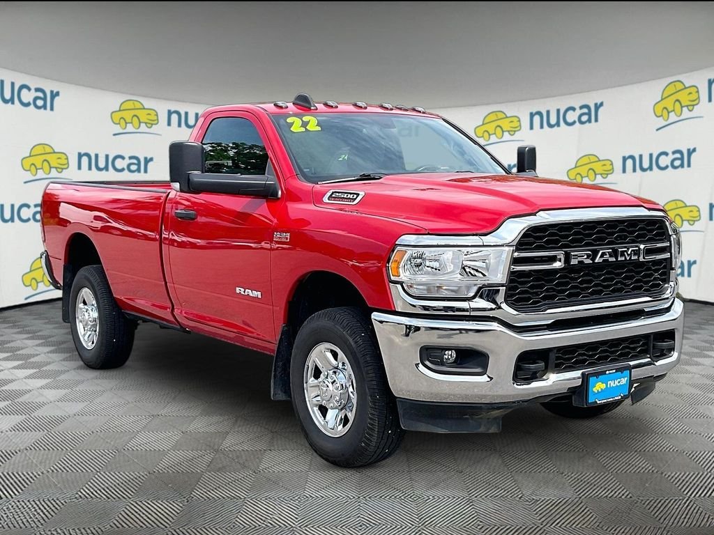 Used 2022 Flame Red Clearcoat Ram Tradesman image 1