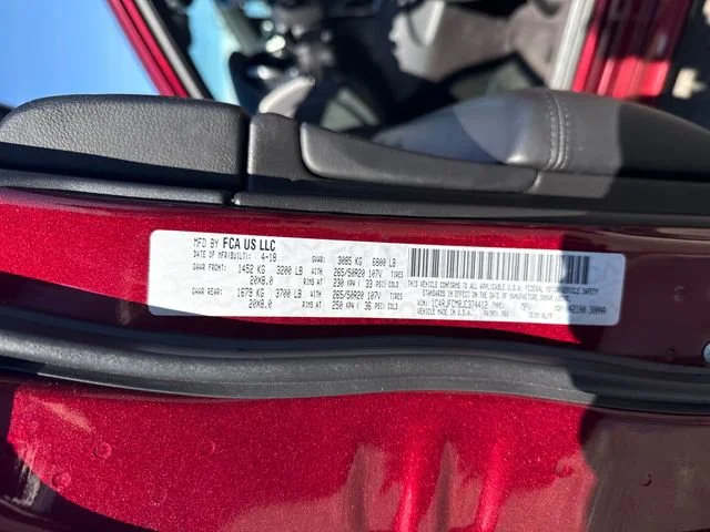 Used 2018 Velvet Red Pearlcoat Jeep High Altitude image 16
