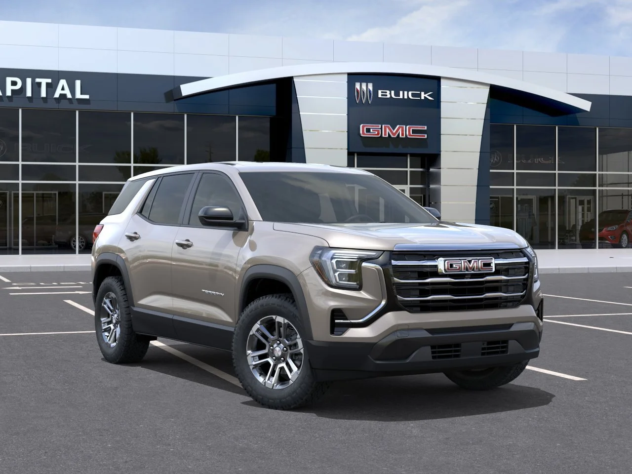 New 2027 Riverstone Metallic GMC AWD Elevation image 7