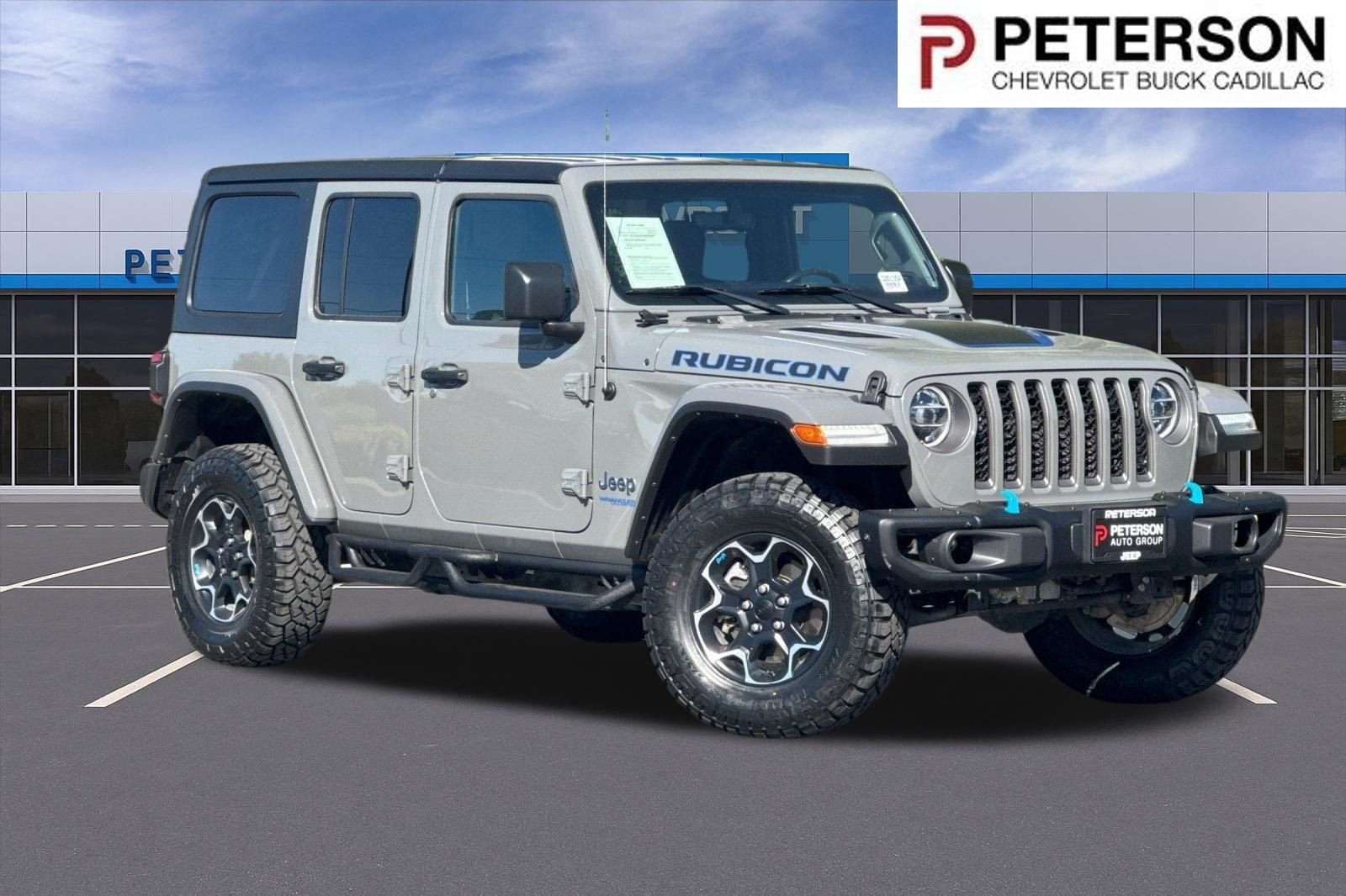 Used 2022 Gray Jeep Unlimited Rubicon image 1