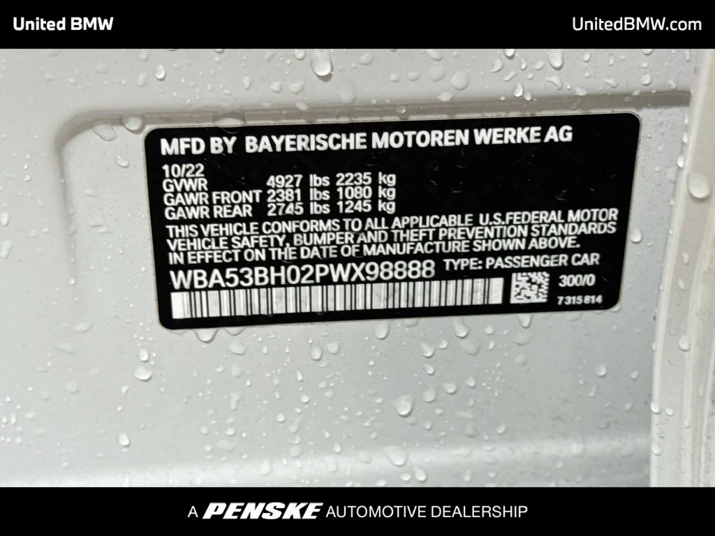 Certified Used 2023 Alpine White BMW 530i image 22