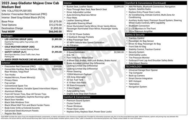 Used 2023 Red Jeep Mojave image 7