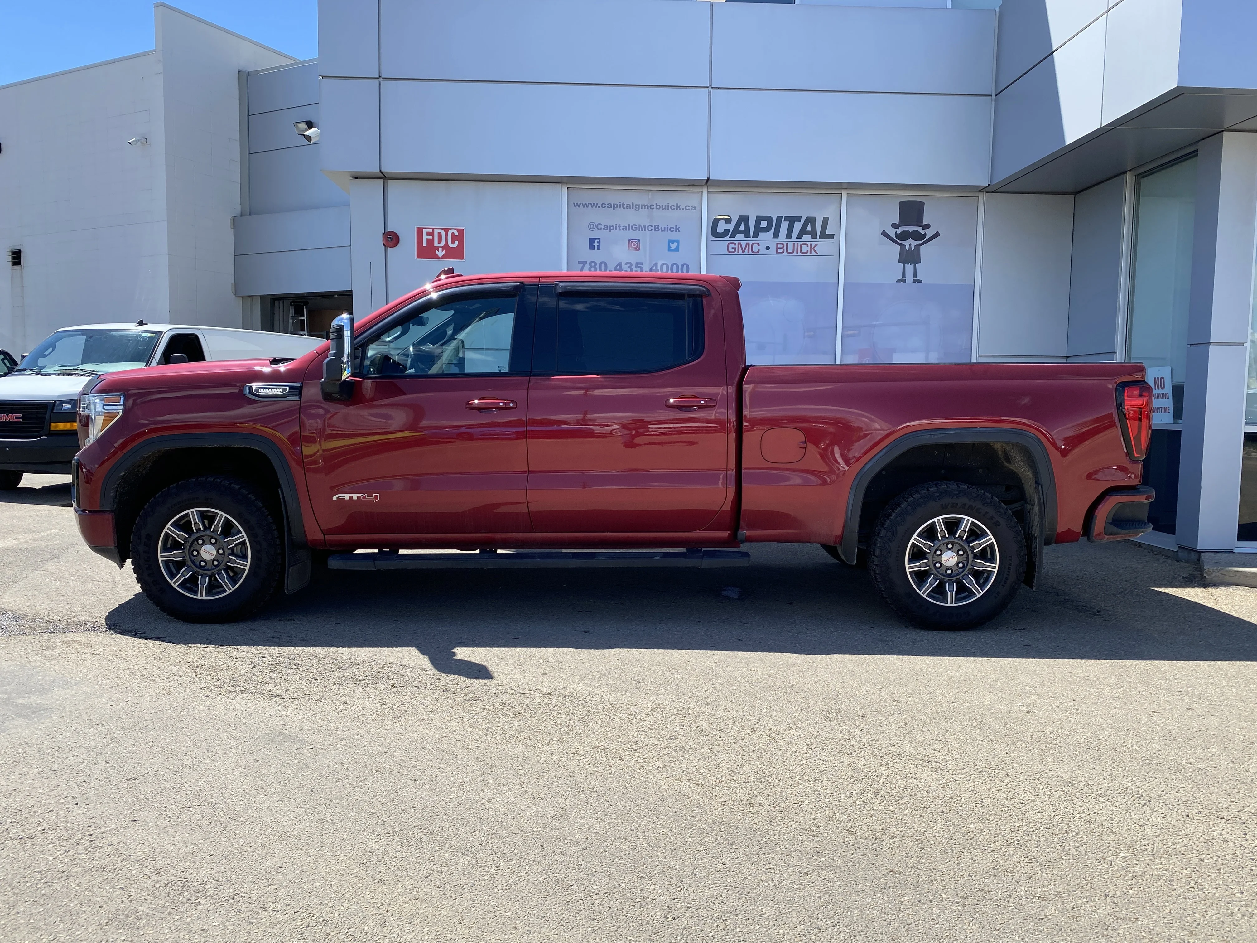 Certified Used 2020 Red GMC Crew Cab AT4 * STANDARD BOX * 3.0L DIESEL * 360 CAMERA * image 2
