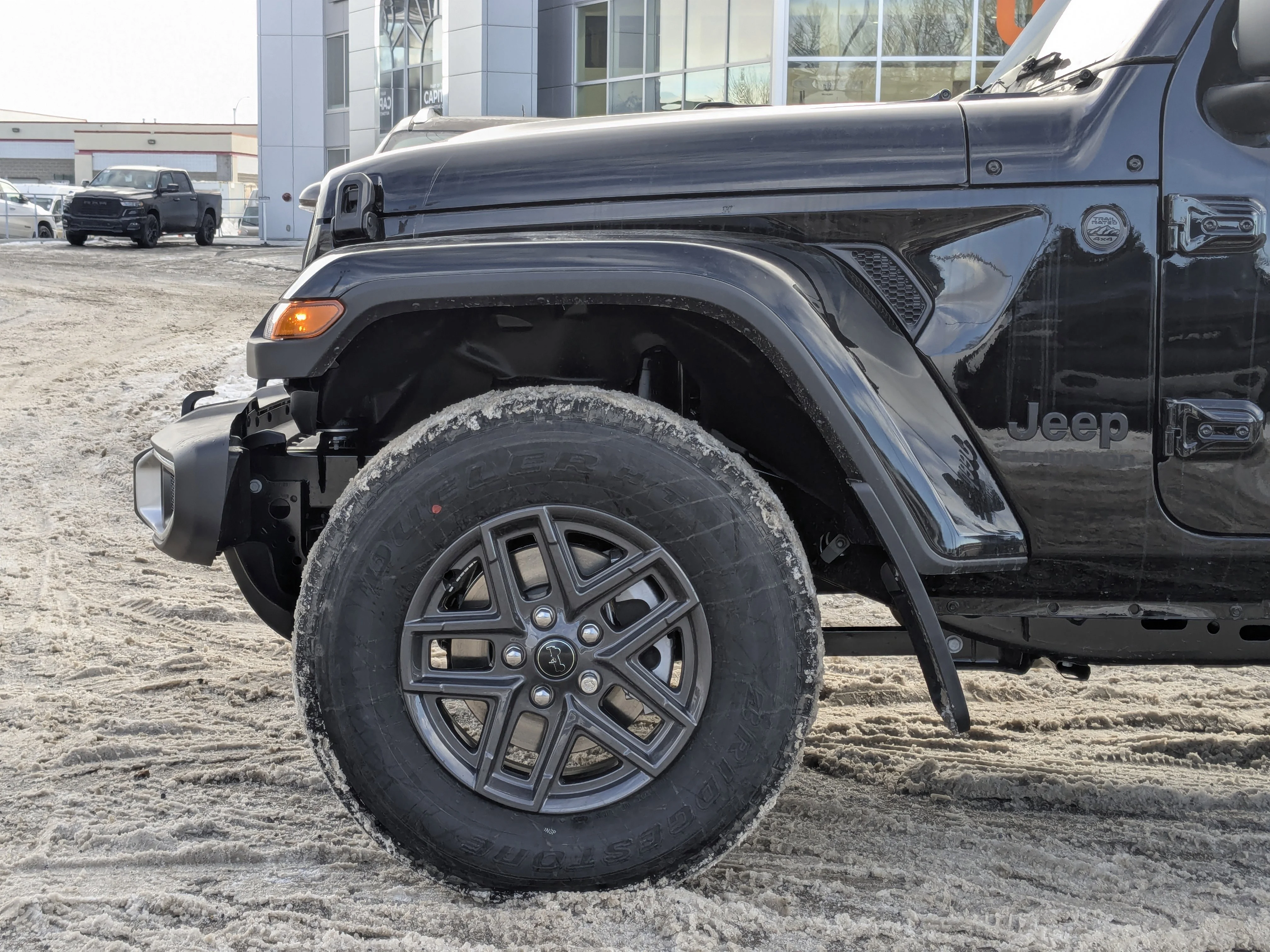 New 2026 Black Jeep Sport S - 12.3 Display - Freedom 3 piece HT - Shift on the Fly 4x4 & Tons More! image 9