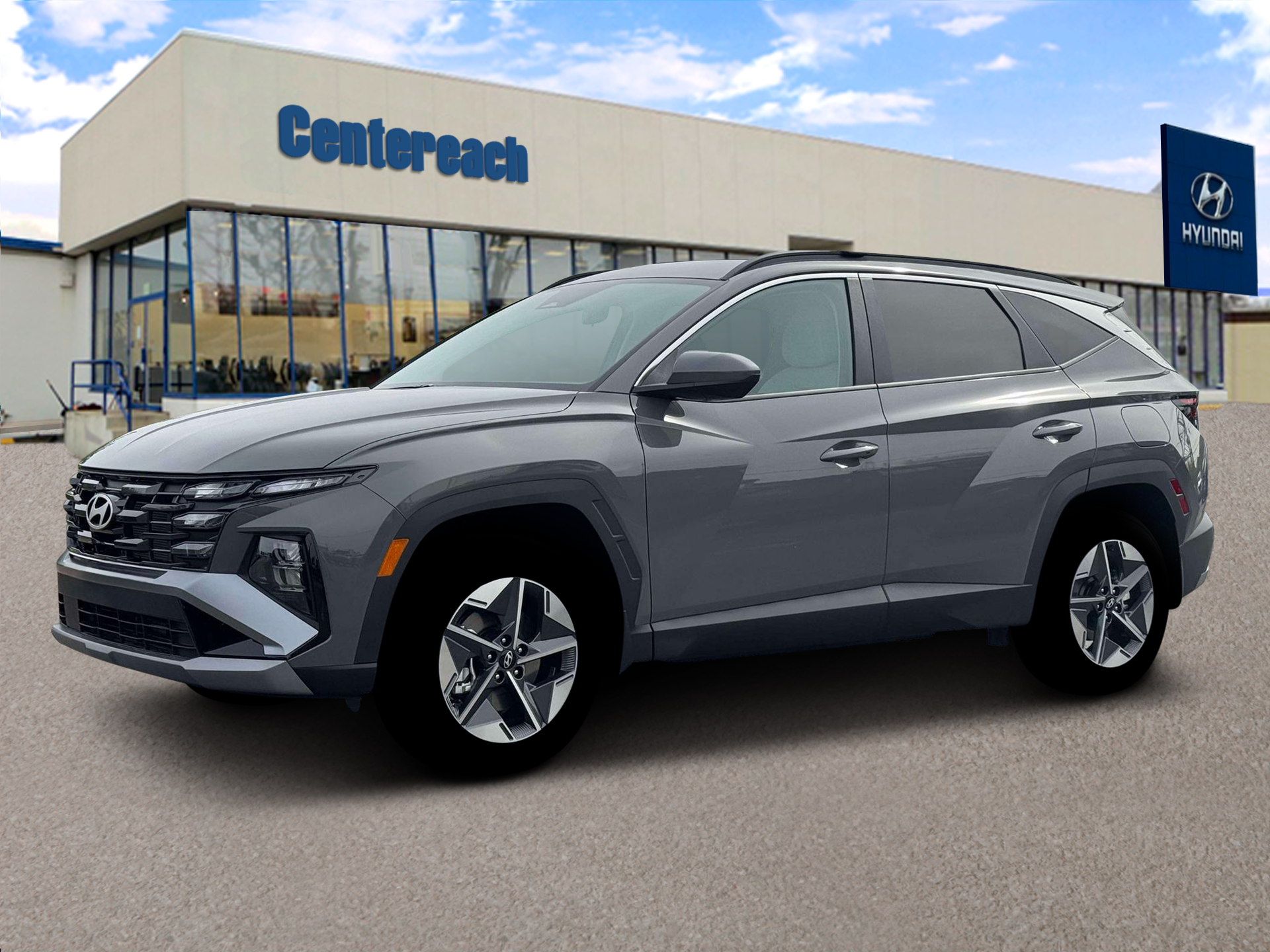 New 2026 Hampton Gray Hyundai SEL Plus AWD image 2