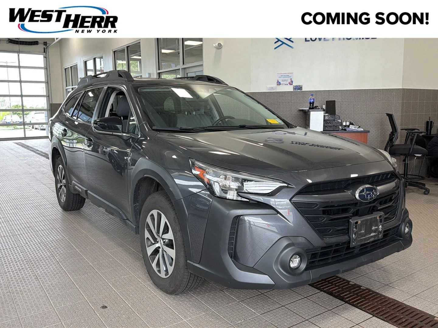 Used 2024 Magnetite Gray Metallic Subaru Premium image 1