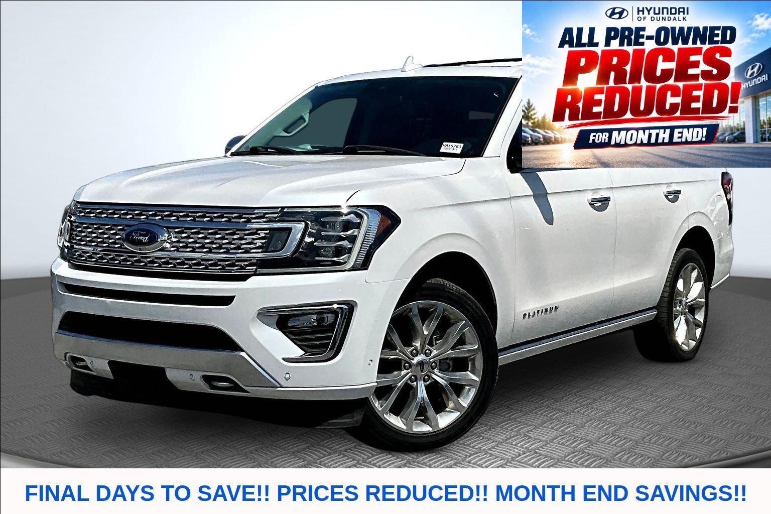 Used 2018 White Ford Platinum image 1