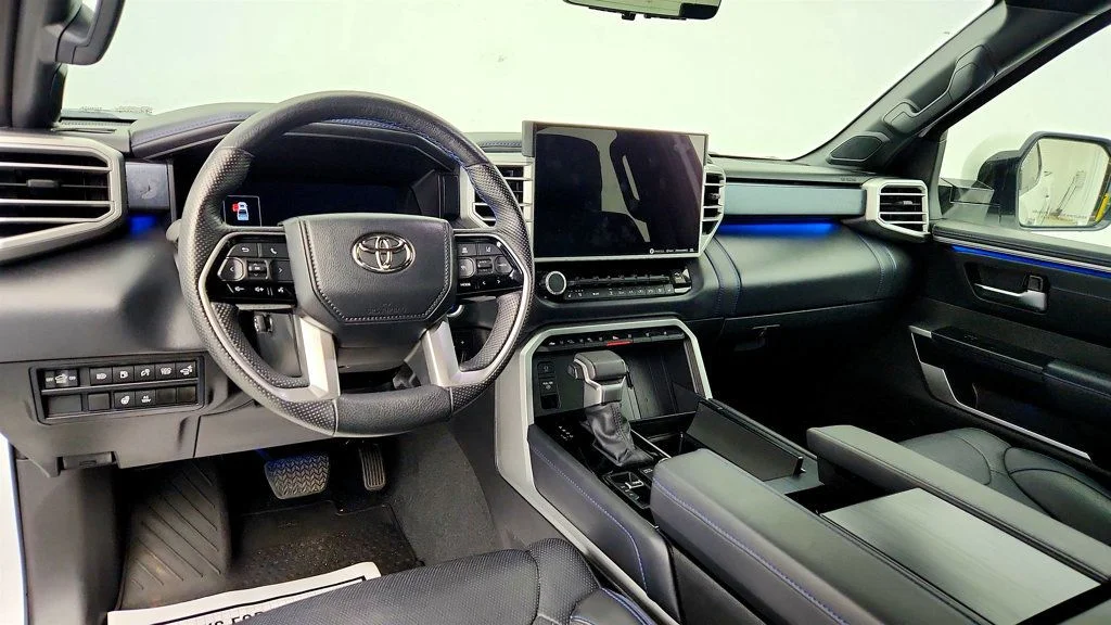 Used 2024 Wind Chill Pearl Toyota Platinum Hybrid CrewMax 5.5