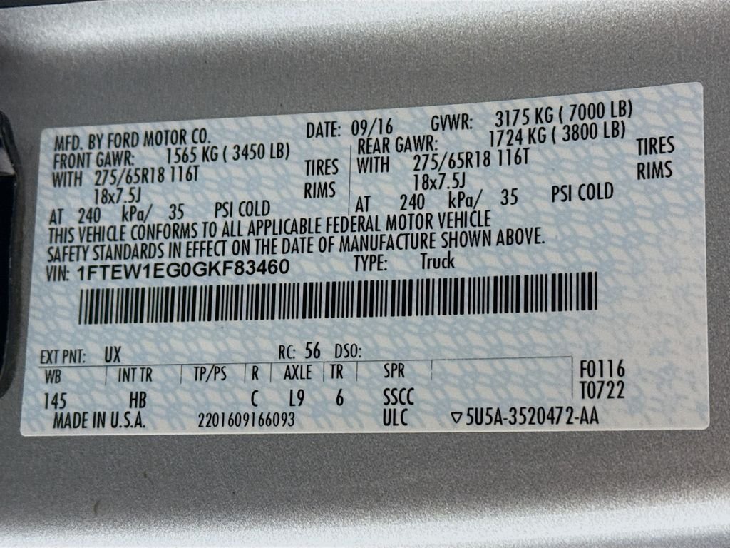 Used 2016 Silver Ford Lariat image 24