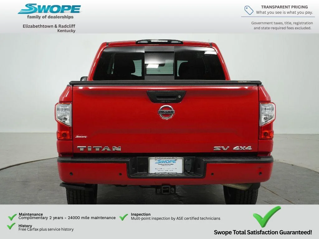 Used 2021 Red Alert Nissan SV image 6