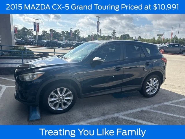 Used 2015 Deep Crystal Blue Mazda Grand Touring image 1