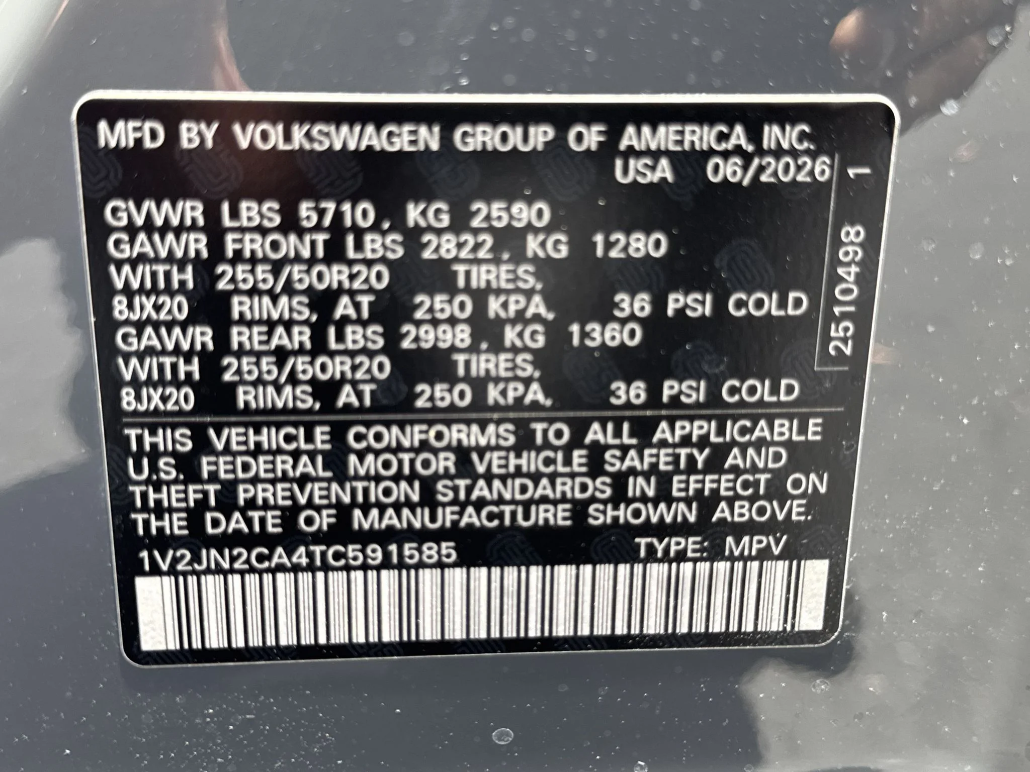 New 2026 Pure Gray Volkswagen 2.0T SE w/Technology image 35