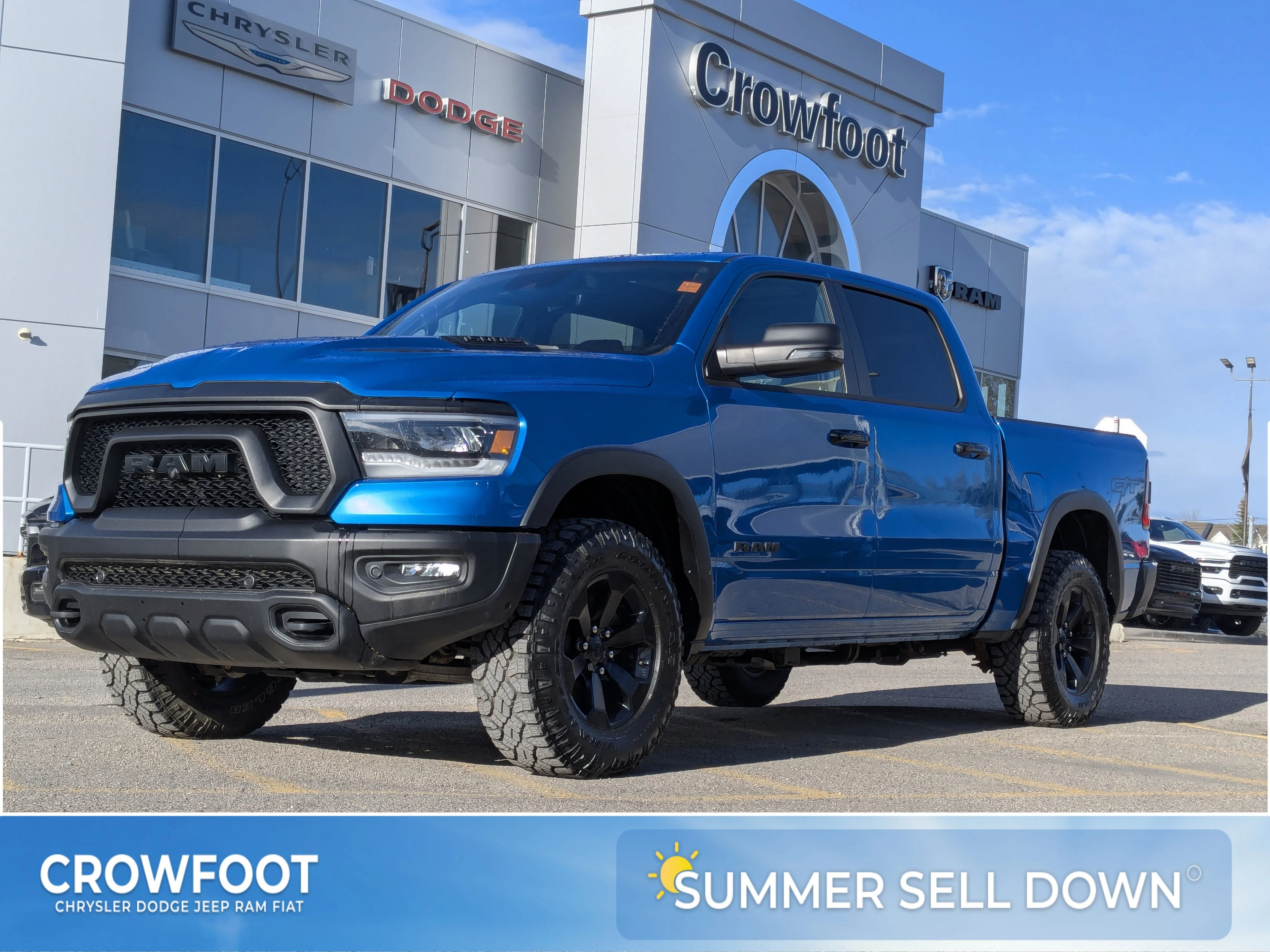Used 2023 Blue RAM Rebel - Level II - GT Pkg - Advanced Safety Grp - Night Edition & More image 1