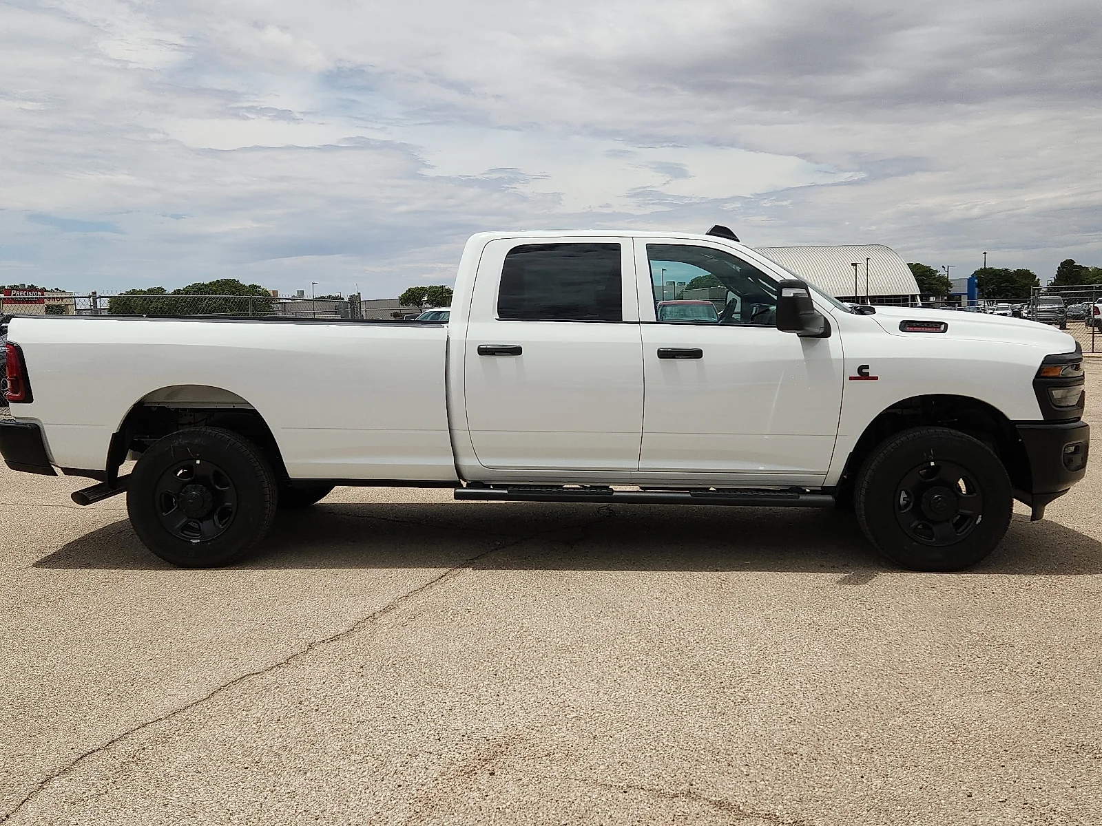 New 2026 Bright White Clear-Coat  Paint Ram TRADESMAN CREW CAB 4X4 8