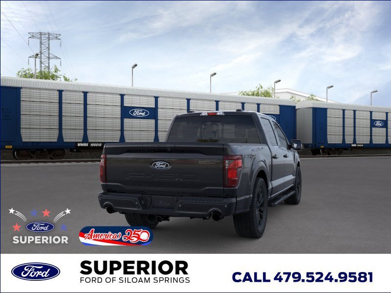New 2026 Agate Black Metallic Ford XLT image 8