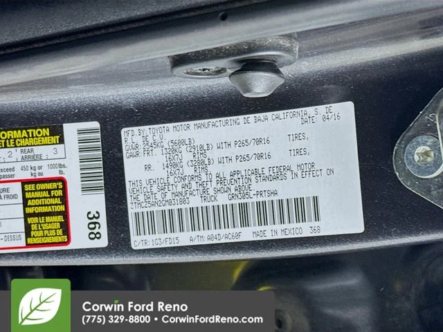 Used 2016 Gray Toyota TRD Off-Road image 31