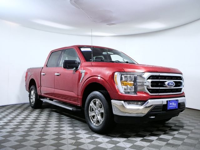 Certified Used 2021 Red Ford XLT image 1