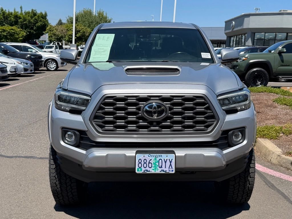 Used 2021 Silver Sky Metallic Toyota TRD Sport image 3