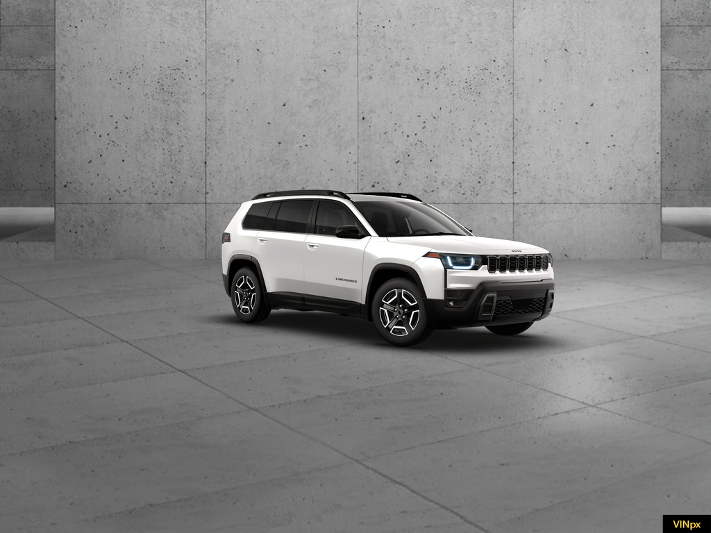 New 2026 Bright White Clear-Coat Exterior Paint Jeep Limited image 10