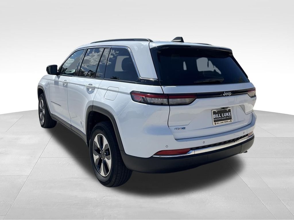 Used 2024 Bright White Clearcoat Jeep 4xe image 9