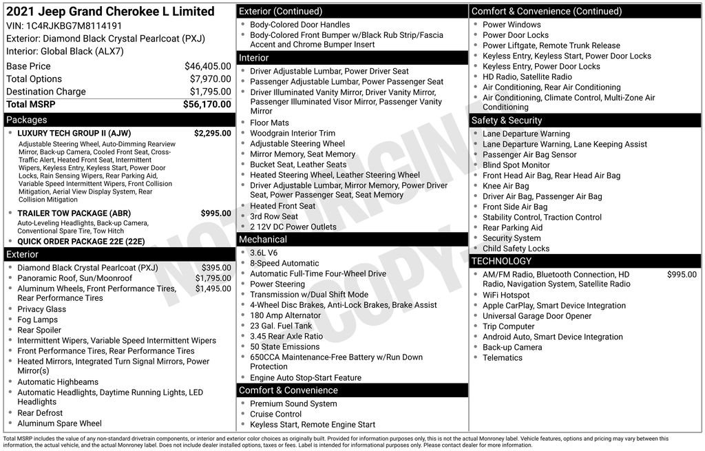 Used 2021 Black Jeep Limited image 23