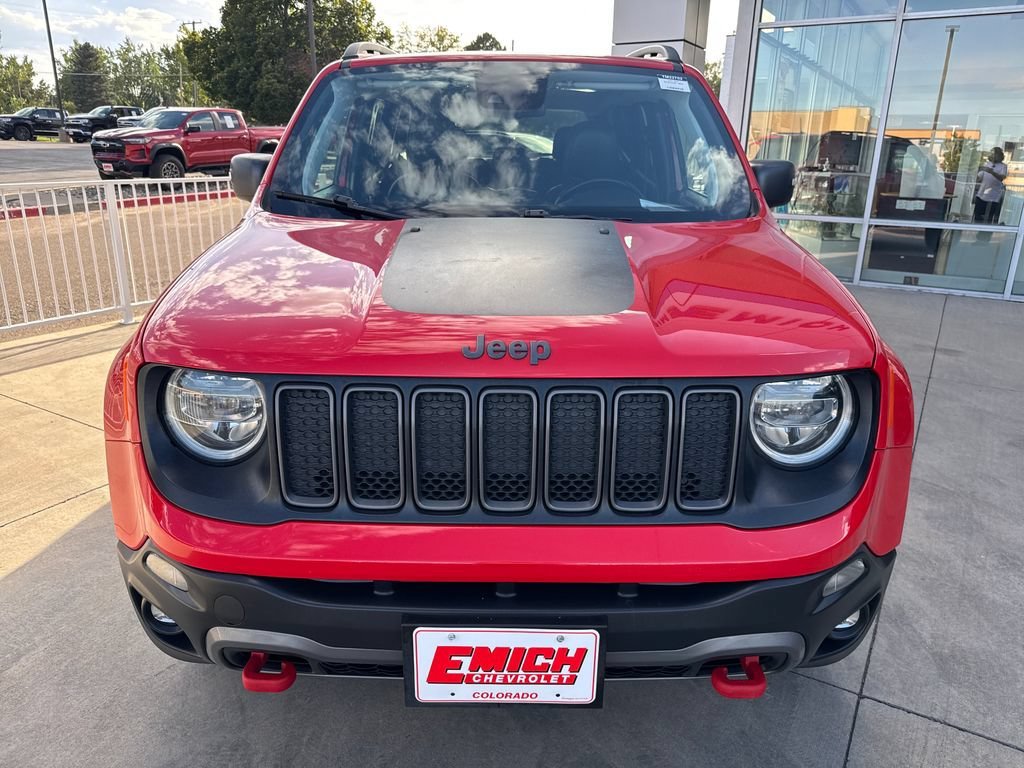 Used 2021 Colorado Red Clearcoat Jeep Trailhawk image 8