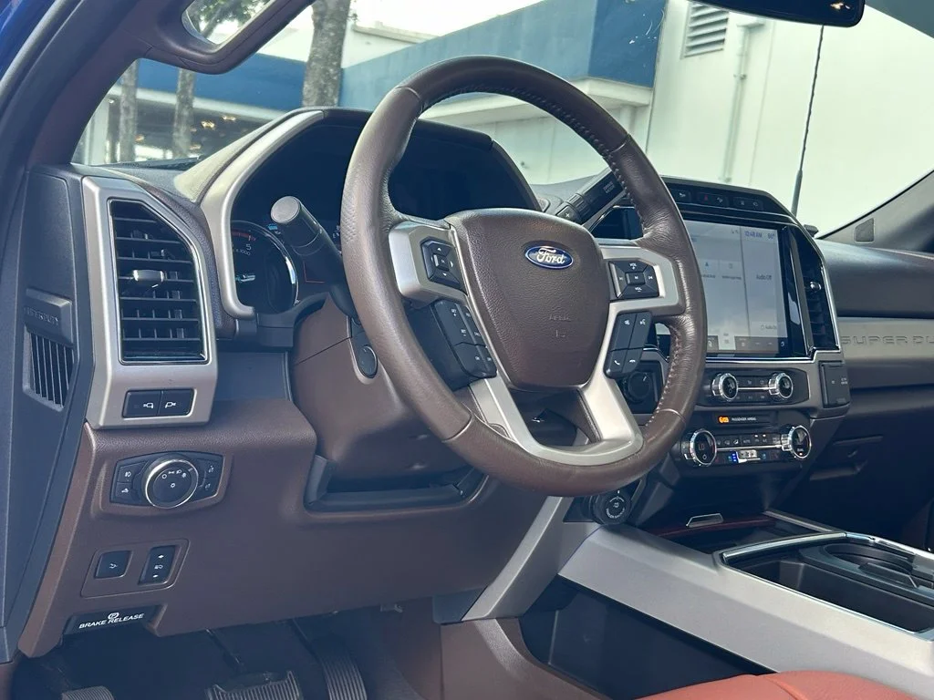 Used 2022 Blue Metallic Ford King Ranch image 40