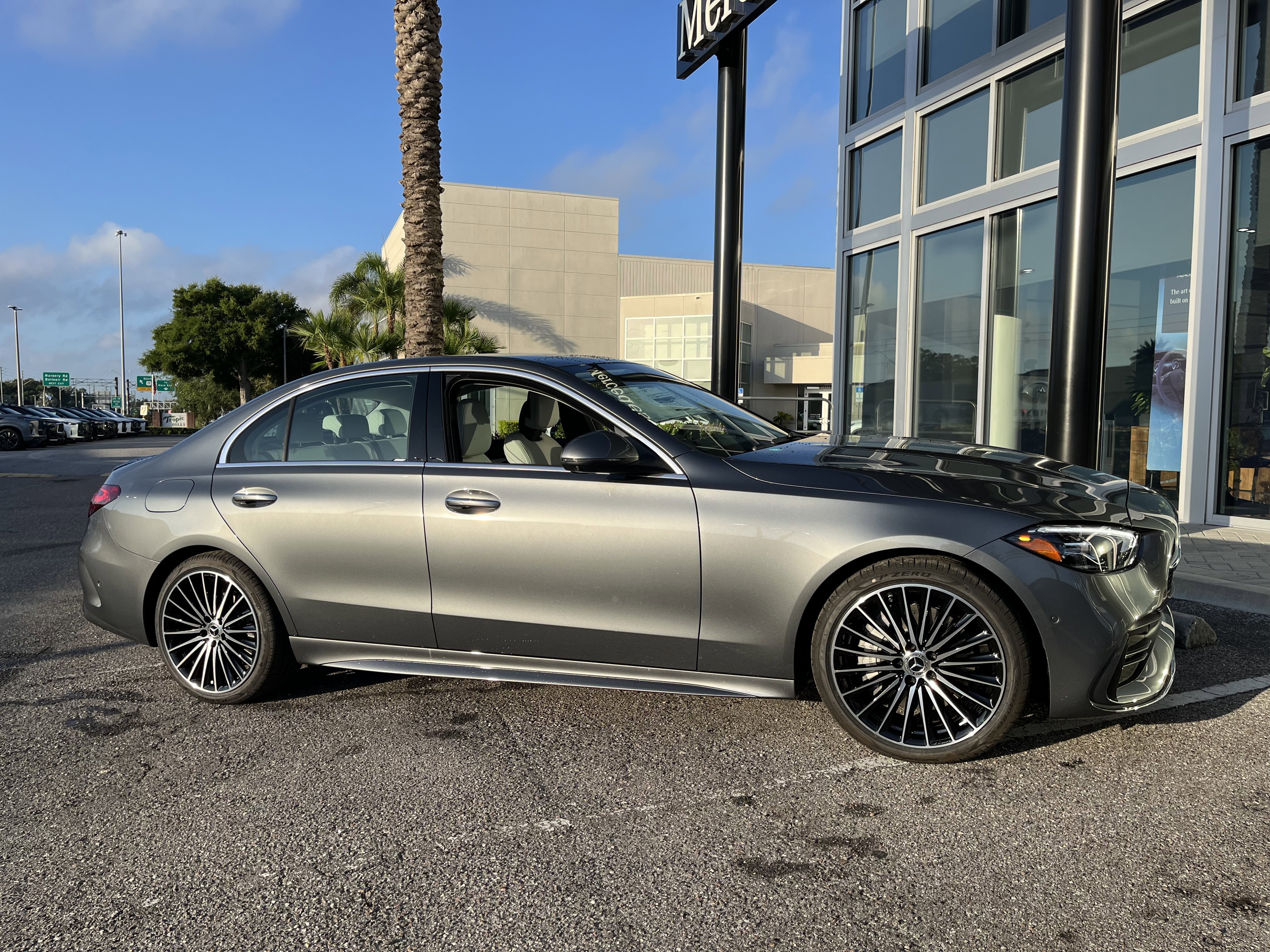 New 2026 Selenite Grey Metallic Mercedes-Benz C 300 image 9