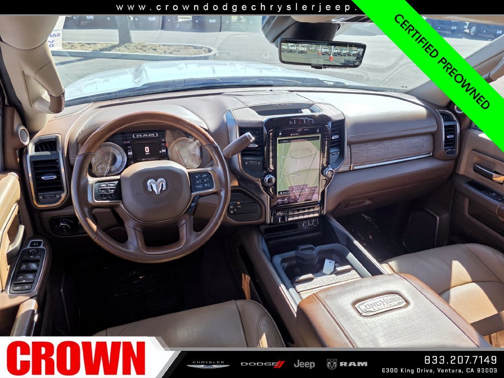 Certified Used 2021 White Ram Limited Longhorn image 16