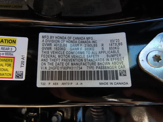 2023 Honda Civic Touring - Photo 30