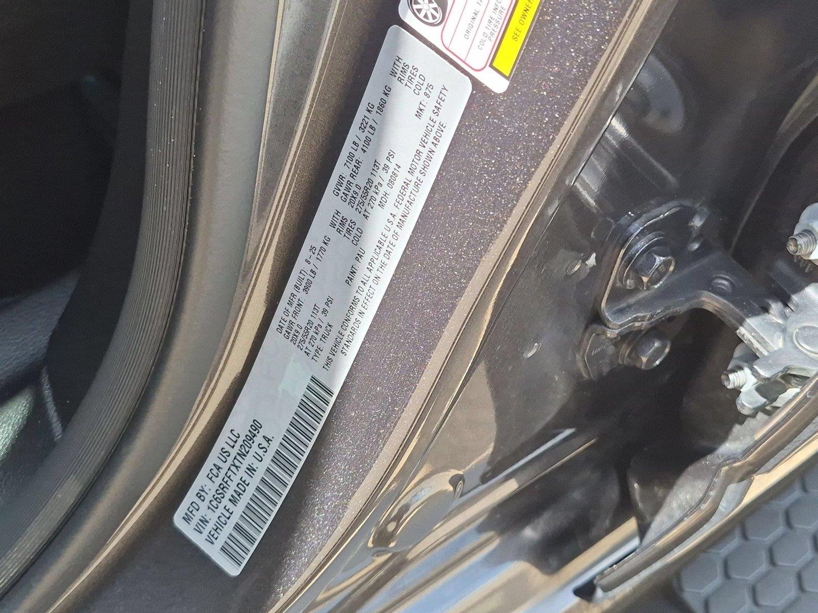 Used 2026 Granite Crystal Metallic Clearcoat Ram Big Horn image 39