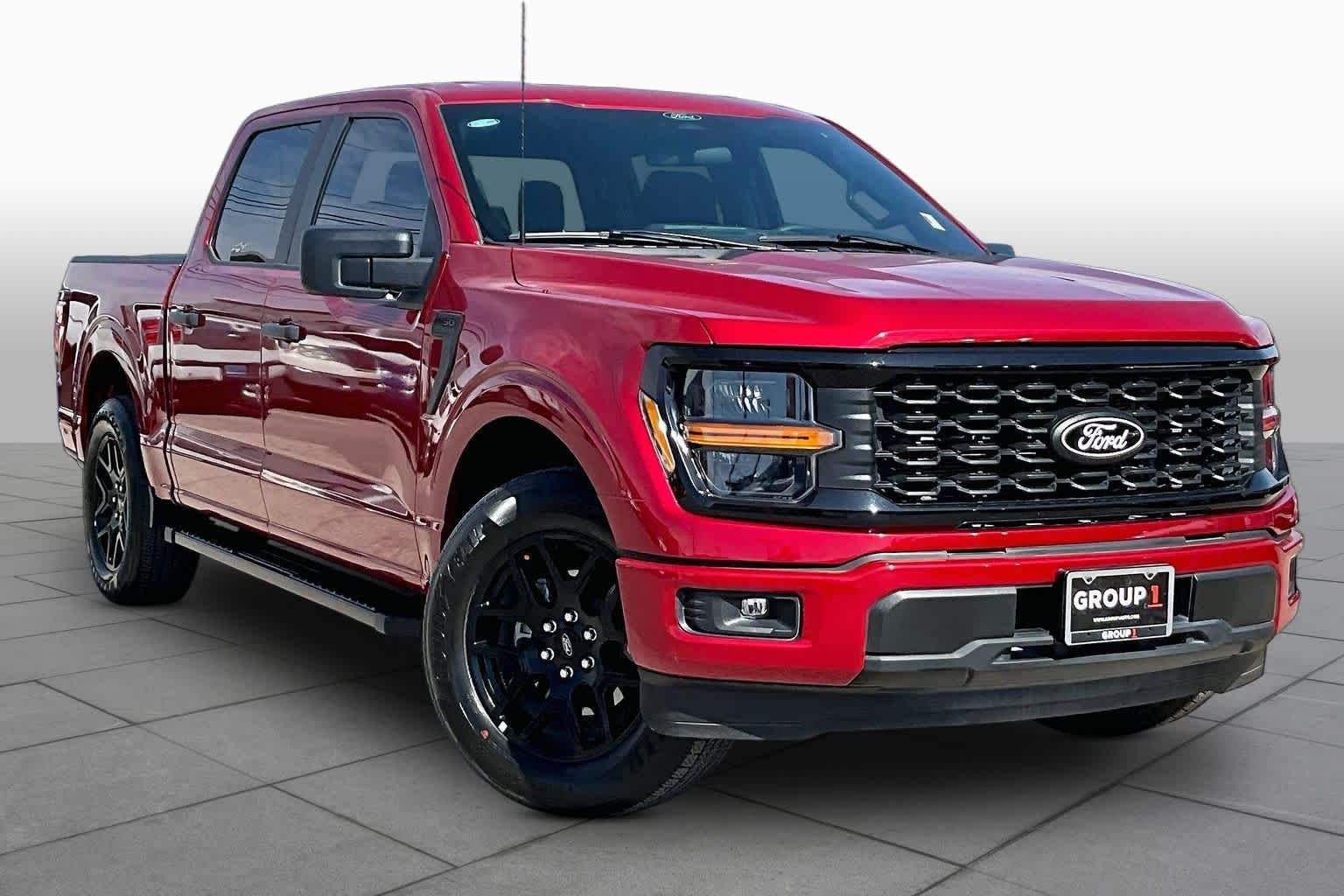 Used 2024 Rapid Red Metallic Tinted Clearcoat Ford STX image 3