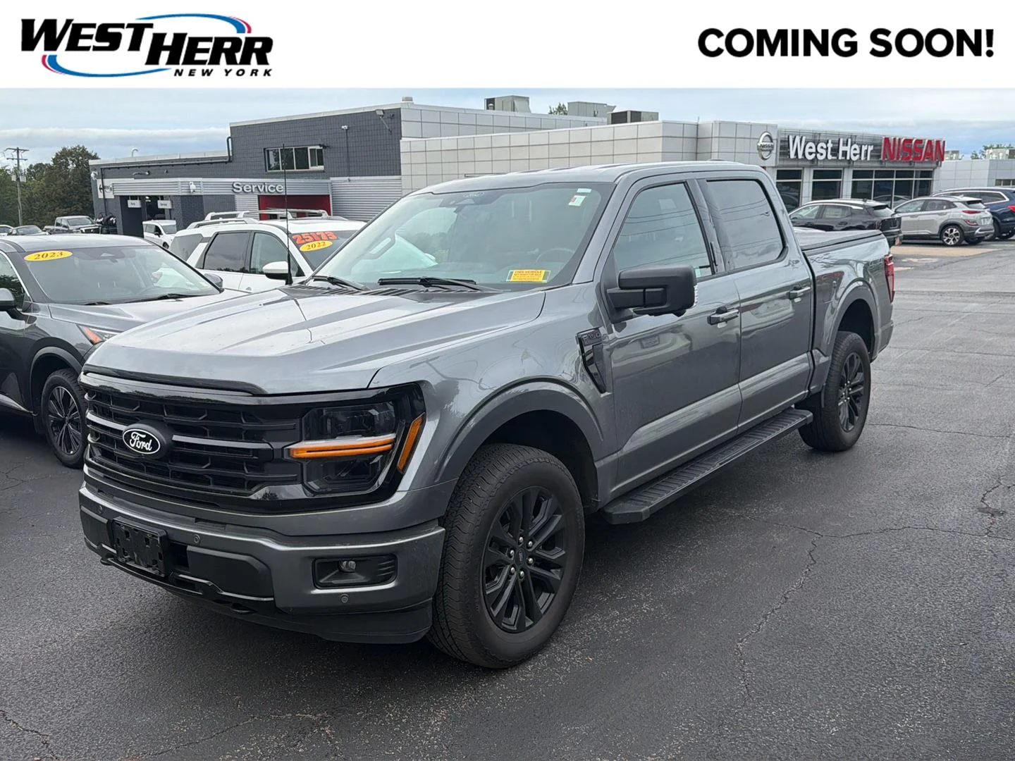 Used 2024 Carbonized Gray Ford XLT image 1