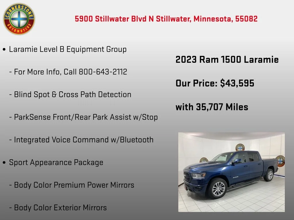 Used 2023 Blue Ram Laramie image 25