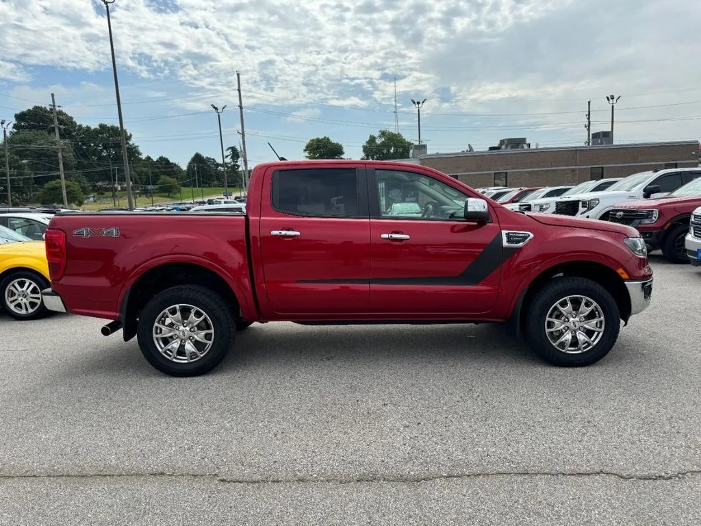 Used 2020 Rapid Red Metallic Tinted Clearcoat Ford Lariat image 2