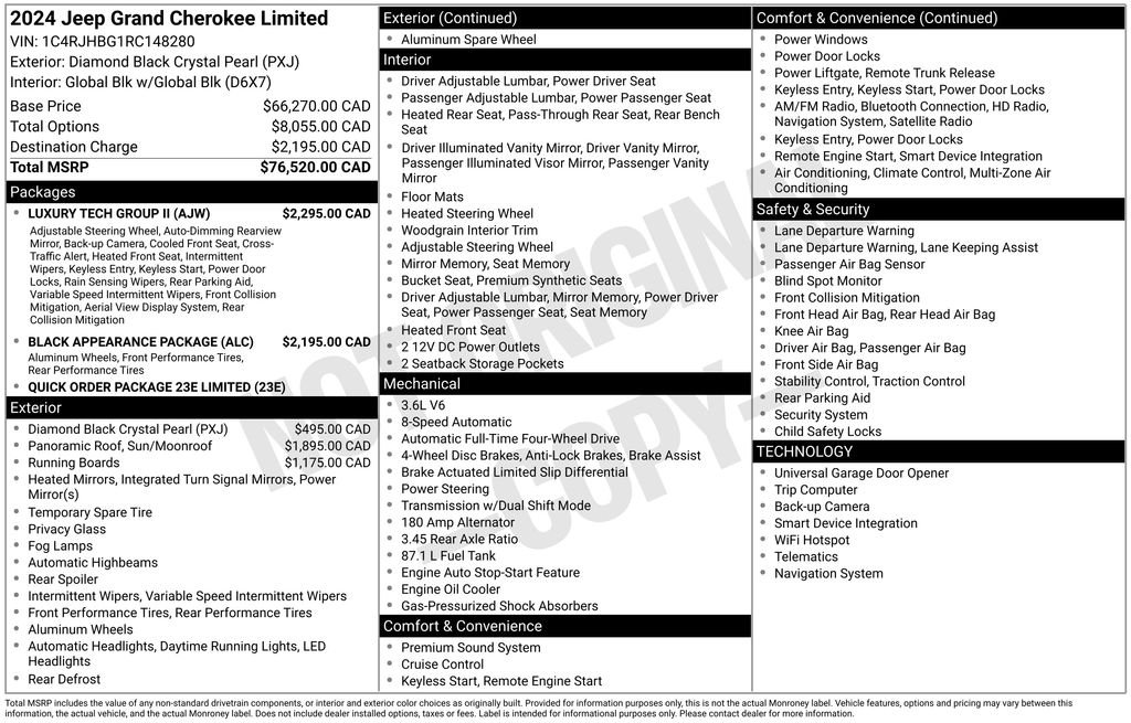 Used 2024 Black Jeep Limited image 19